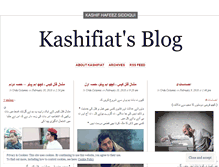 Tablet Screenshot of kashifiat.wordpress.com