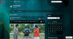 Desktop Screenshot of cineindia.wordpress.com