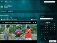 Tablet Screenshot of cineindia.wordpress.com