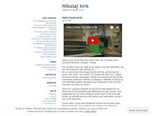 Tablet Screenshot of nikolajkirk.wordpress.com