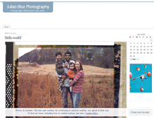Tablet Screenshot of julianblue.wordpress.com