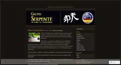 Desktop Screenshot of gruposerpente.wordpress.com