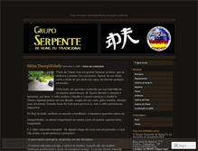 Tablet Screenshot of gruposerpente.wordpress.com