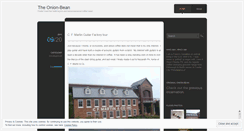 Desktop Screenshot of onionbean.wordpress.com
