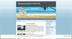 Desktop Screenshot of myadventurevacationclub.wordpress.com