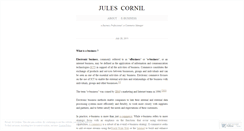 Desktop Screenshot of julescornil.wordpress.com