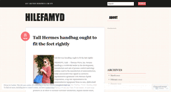 Desktop Screenshot of hilefamyd.wordpress.com