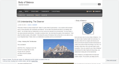 Desktop Screenshot of bodyofbalance.wordpress.com