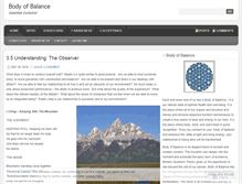 Tablet Screenshot of bodyofbalance.wordpress.com