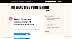 Desktop Screenshot of interactivepublishing.wordpress.com