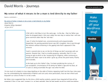 Tablet Screenshot of davidmorrisjourneys.wordpress.com