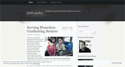 Desktop Screenshot of faithparley.wordpress.com