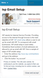 Mobile Screenshot of ispemailsetup.wordpress.com