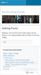 Mobile Screenshot of earlysound.wordpress.com