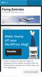Mobile Screenshot of flyingemirates.wordpress.com