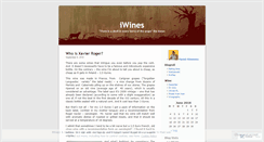 Desktop Screenshot of iwines.wordpress.com