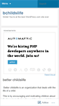 Mobile Screenshot of bchildslife.wordpress.com