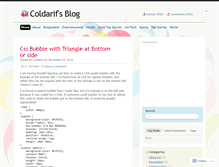 Tablet Screenshot of coldarif.wordpress.com