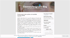 Desktop Screenshot of eleonorateragnoli.wordpress.com
