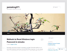 Tablet Screenshot of jamieking371.wordpress.com