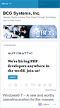 Mobile Screenshot of bcgsystems.wordpress.com