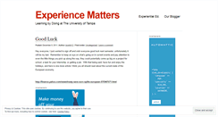 Desktop Screenshot of experientialedu.wordpress.com