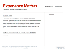 Tablet Screenshot of experientialedu.wordpress.com