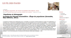 Desktop Screenshot of lefildespages.wordpress.com