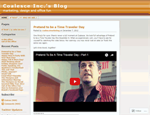 Tablet Screenshot of coalescemarketing.wordpress.com