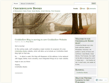 Tablet Screenshot of crickhollow.wordpress.com