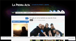 Desktop Screenshot of lapiedraalta.wordpress.com