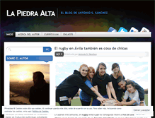 Tablet Screenshot of lapiedraalta.wordpress.com