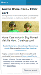 Mobile Screenshot of homecareinaustintexas.wordpress.com