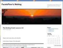 Tablet Screenshot of facetofloor.wordpress.com
