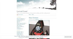Desktop Screenshot of lostandfoundblog.wordpress.com