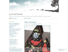 Tablet Screenshot of lostandfoundblog.wordpress.com
