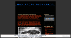 Desktop Screenshot of mmphototours.wordpress.com