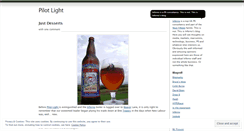 Desktop Screenshot of pilotlight.wordpress.com
