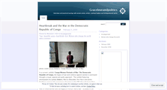 Desktop Screenshot of graceloveandpolitics.wordpress.com