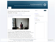 Tablet Screenshot of graceloveandpolitics.wordpress.com