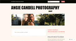 Desktop Screenshot of angiecandellphotography.wordpress.com