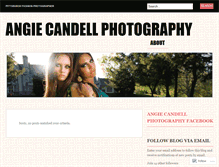 Tablet Screenshot of angiecandellphotography.wordpress.com