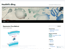 Tablet Screenshot of healthfi.wordpress.com