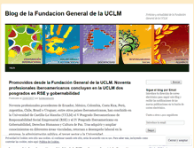 Tablet Screenshot of fundacionuclm.wordpress.com