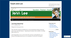 Desktop Screenshot of coachjennlee.wordpress.com