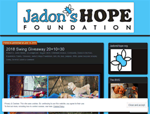 Tablet Screenshot of jadonshope.wordpress.com