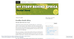 Desktop Screenshot of mystorybehindafrica.wordpress.com