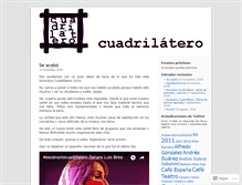 Tablet Screenshot of cuadrilaterocultural.wordpress.com