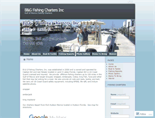 Tablet Screenshot of bgfishingcharters.wordpress.com