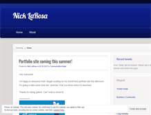 Tablet Screenshot of nlarosa62.wordpress.com